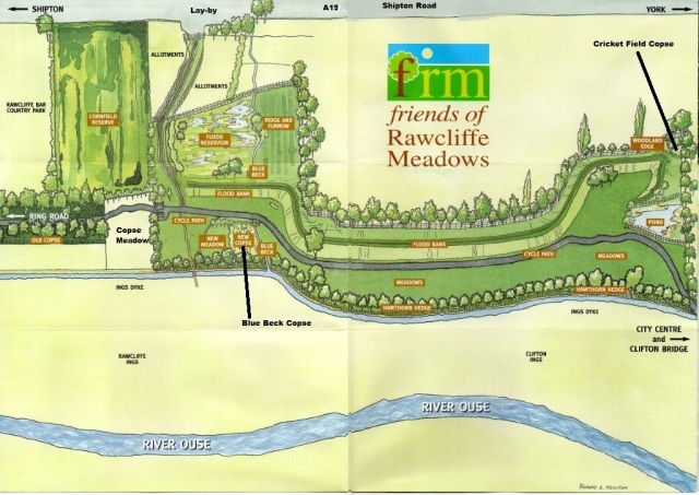 Rawcliffe Meadow map